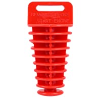 Los mejores  - Tapón para Silenciador Tubo de cola Escape Qiilu Escape de la Motocicleta Silenciador de goma rojo 98 mm para…